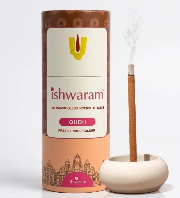Ishwaram Oudh Incense Sticks – 40 Units